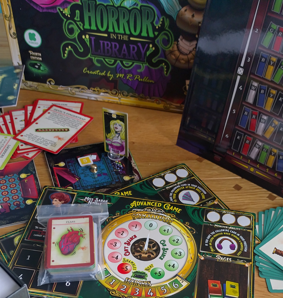 Horror in the Library Board Game